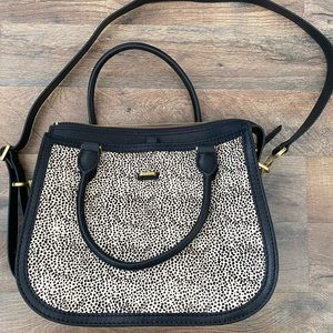 Fossil Animal Print Shoulder Handbag
